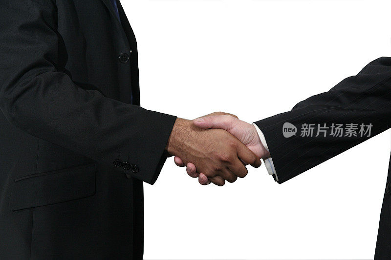 Businessmen shaking hands